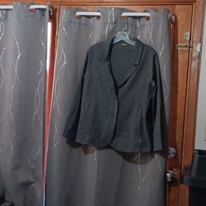 Eddie bauer 14P gray blazer jacket